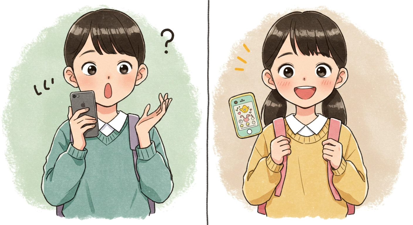 キッズ携帯とスマホどっちがいい？